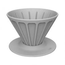 Xiong and Yang Coffee Portable Silicone Filter Cup Gray